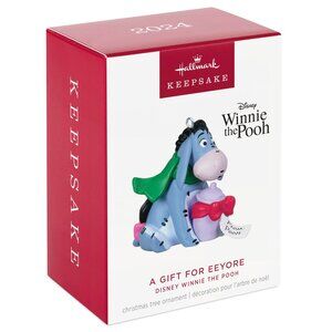 New! Disney Eeyore Winnie the Pooh Hallmark Keepsake Christmas Ornament 2024